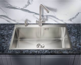 Мойка для кухни Milacio Denia 75 Steel MC.77500 нержавеющая сталь