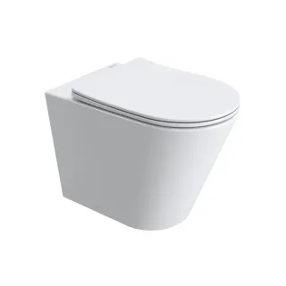 Унитаз приставной BelBagno Flay BB1003CB-TOR/SC безободковый с сиденьем