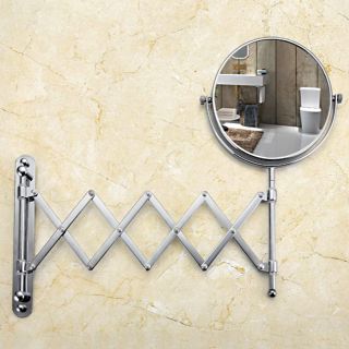 Настенное косметическое зеркало Frap F6406 хром