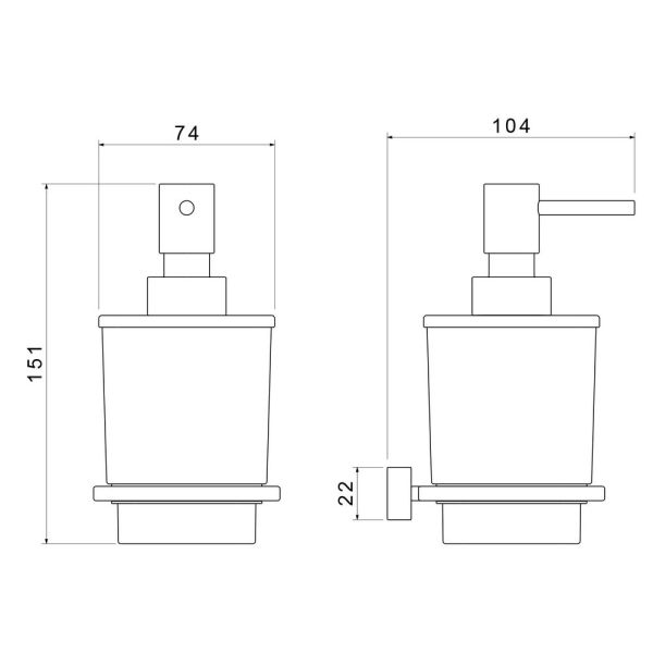 Дозатор Timo Torne 43139/17 золото матовое