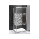 Душевой уголок Good Door Antares CR-90-W-CH стекло прозрачное с рисунком Волна