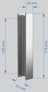 Душевая дверь ABBER Komfort AG90120 120см хром