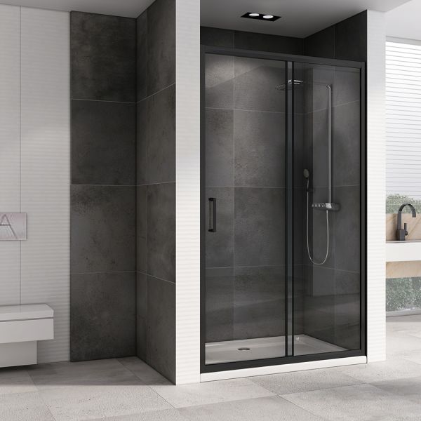 Душевая дверь ABBER Schwarzer Diamant 170см чёрный AG30170B