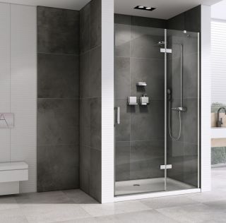 Душевая дверь ABBER Zart 100см хром AG08100