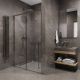 Душевая дверь в нишу Timo T49R 130 см правая никель