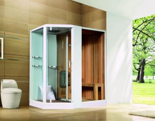 Душевая кабина Orans SR-89103RS 89103RWLH 180x130 см профиль белый стекло прозрачное