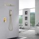 Душевая система ABBER Daheim золото матовое AF8219G