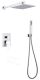 Душевая система ABBER Weiss Insel белый/хром AF8018W