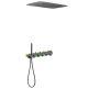 Душевой комплект Timo Saona SX-2319/18SM с термостатом чёрное золото