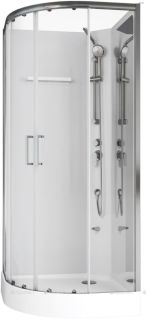 Душевая кабина Aquanet Passion R 3.0 348329 90x90 см профиль хром стекло прозрачное