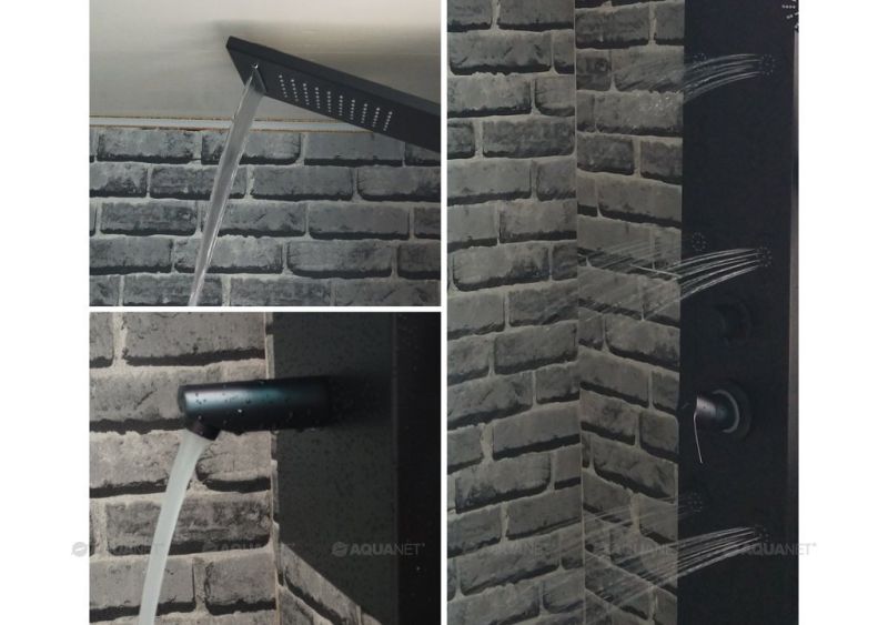 Душевая панель Aquanet Galaxy Black AP40-05