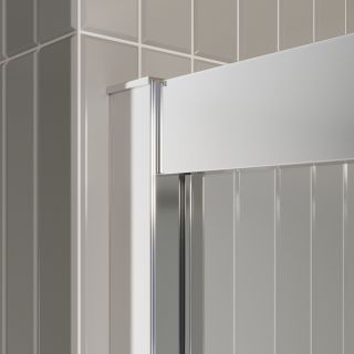 Душевой уголок BelBagno LUCE-AH-1-130/90-C-Cr хром