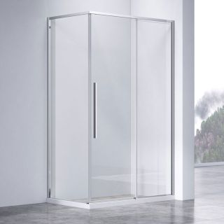 Душевой уголок Vincea Slim-N VSR-4SN9012CL 120х90 см, профиль хром