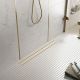 Душевой лоток Timo Drain System DS230207/17 70см с двусторонней панелью plate под плитку золото матовое