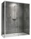 Душевой уголок ABBER Komfort AG93130-S102 130x100см хром