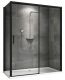 Душевой уголок ABBER Komfort AG93130B-S102B 130x100см чёрный