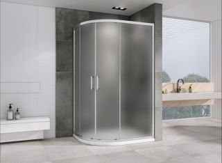 Душевой уголок ABBER Schwarzer Diamant AG01118M 110x80см хром