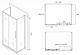 Душевой уголок ABBER Schwarzer Diamant 100x70см AG30100BH-S70B-S70B