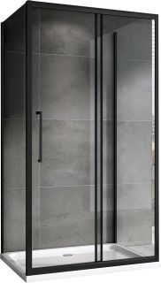 Душевой уголок ABBER Schwarzer Diamant 100x90см AG30100BH-S90B-S90B