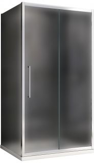 Душевой уголок ABBER Schwarzer Diamant AG30100MH-S85M 100x85см хром