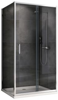 Душевой уголок ABBER Schwarzer Diamant AG301205-S1005 120x100см хром