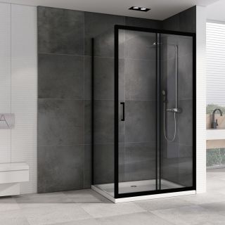 Душевой уголок ABBER Schwarzer Diamant 120x80см чёрный AG30120B-S80B