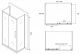 Душевой уголок ABBER Schwarzer Diamant 140x80см AG30140BH-S80B-S80B