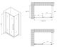 Душевой уголок ABBER Schwarzer Diamant AG30140BMH-S70BM 140x70см чёрный
