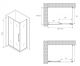 Душевой уголок ABBER Schwarzer Diamant AG30150BMH-S80BM 150x80см чёрный