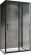 Душевой уголок ABBER Schwarzer Diamant AG30180B-S75B-S75B 180x75см чёрный
