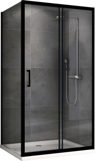 Душевой уголок ABBER Schwarzer Diamant 180x80см AG30180B-S80B