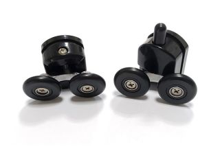 Душевой уголок ABBER Schwarzer Diamant AG30110BH-S50B-S50B 110x50см чёрный