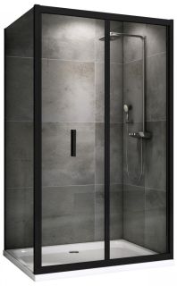 Душевой уголок ABBER Sonnenstrand AG07090B-S75B 90x75см чёрный