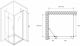Душевой уголок ABBER Zart 100x90см хром AG08100-S91