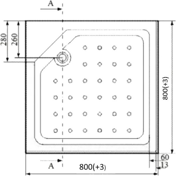 Поддон для душа Triton ПД21 Щ0000038719 80х80