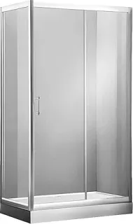 Душевой уголок Aquanet Alfa NAA1131 168419 150x80 см стекло прозрачное профиль хром