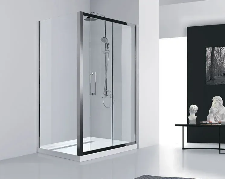 Душевой уголок Aquanet Delta NPE1131 183845 150x80 см стекло прозрачное профиль хром