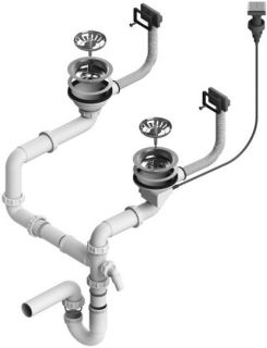 Двойной сифон Alveus 114-PP-114-POPUP 1092272