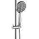 Душевая стойка Swedbe Hermes 9090G1 с термостатическим смесителем для ванны хром/серый