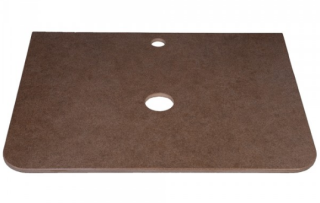 Столешница керамогранит СС-00002232 цвет бежевый тёмный