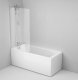 Шторка для ванны Am.pm GEM W90BS-080-140CM 80x140