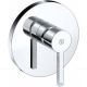 Встраиваемый смеситель для душа Kludi Nova Fonte Puristic хром 206550515