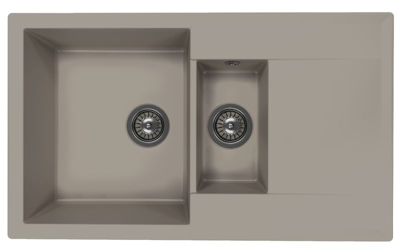 Кухонная мойка Florentina Тоскана 860К серый шёлк