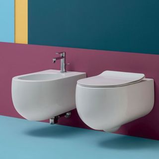 Биде подвесное Kerasan Flo 312301 Белое