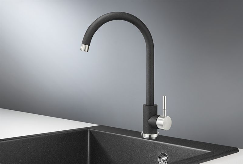 Смеситель для кухни Granula Standart ST-4031, ЧЁРНЫЙ