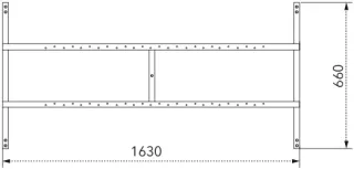 Каркас алюминиевый Triton Щ0000062055 170x70-75 см