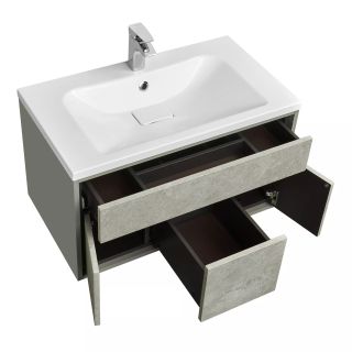 Тумба под раковину Акватон Уэльс 100см тёмный шоколад 1A267601WA6A0