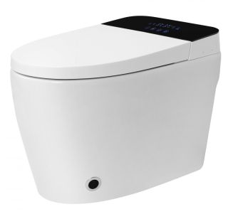 Электронный унитаз-биде ABBER Bequem AC1116S приставной белый