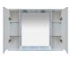 Зеркальный шкаф с подсветкой Misty Элвис 105см белый