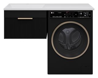 Подвесная тумба раковину Brevita Enfida ENF-09060-021Я под стиральную машину 60см чёрный